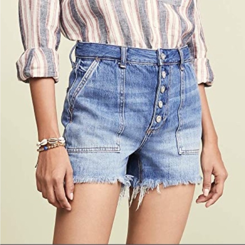 Free People Jesse Carpenter Cutoff shorts